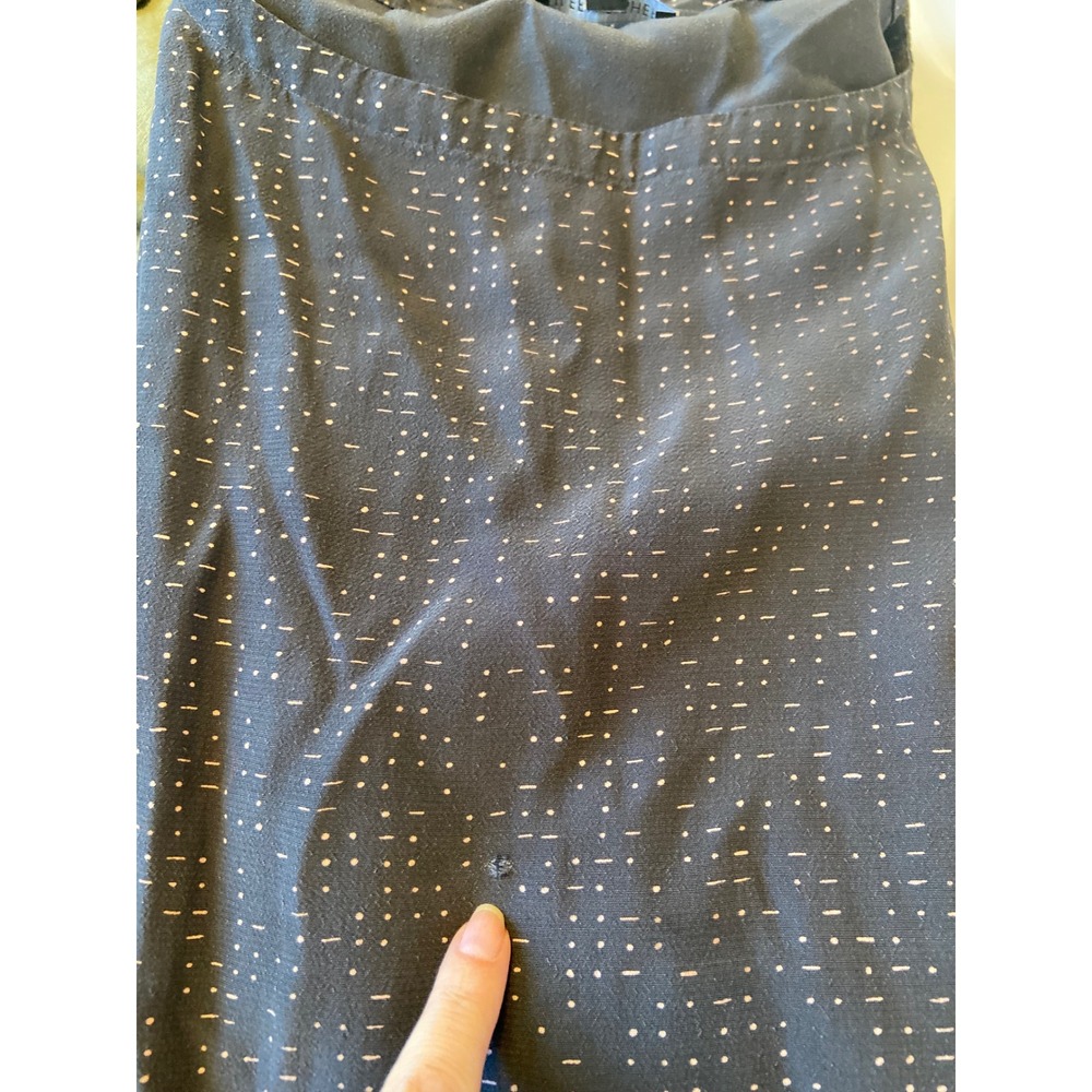 Eileen Fisher Gray Dot Print Shift Dress Size Small - Picture 8 of 8